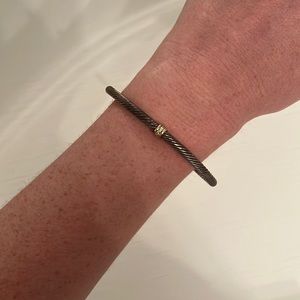 David Yurman Diamond pave cuff bracelet